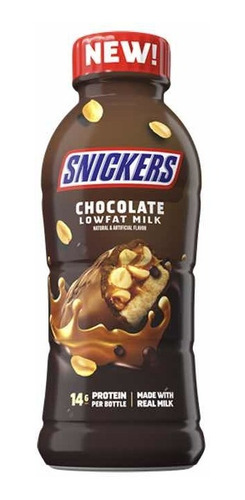 Bebida Leche Achocolatada Americana Importada Snickers® Milk