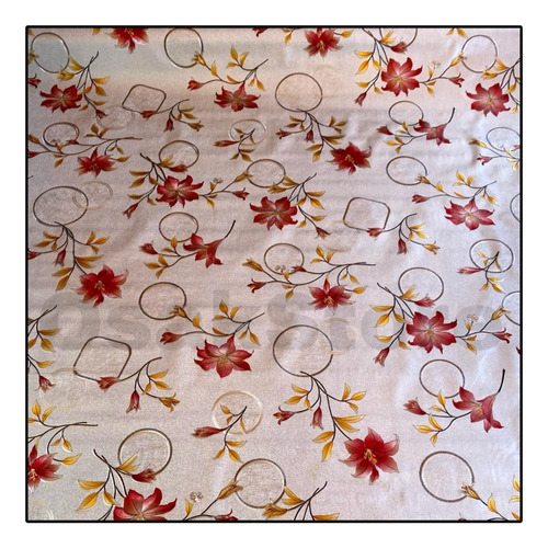 Mantel Rectangular Plateado 1.40m X 1m