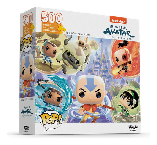 Funko Games! Puzzle De 500 Pcs Avatar The Last Airbender