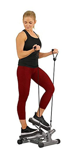Escalador Sunny Health & Fitness Con Bandas, Plateado