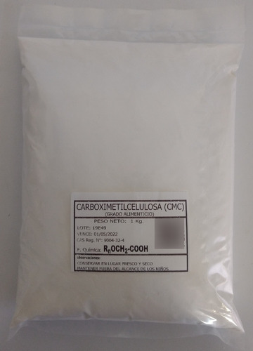 Cmc - Carboximetilcelulosa 1 Kg (grado Alimenticio)