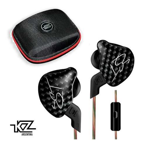Imagen 1 de 8 de Auriculares In Ear Kz Zst Pro Dual Driver + Estuche Original - Representante Oficial Kz 