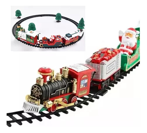 Kit De Tren Eléctrico Para Colgar Árboles De Navidad