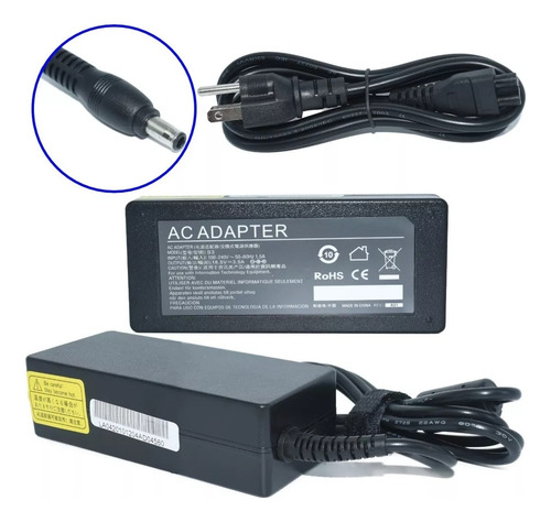 Cargador Acer Aspire 19v 2.15a 40w Negro