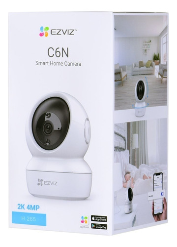 Camara Robotica Interior Ezviz Wifi Ip C6n 4mp 2k 360º Audio