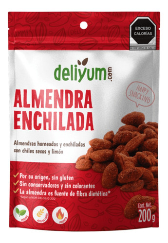 Almendra Enchilada Deliyum 200g