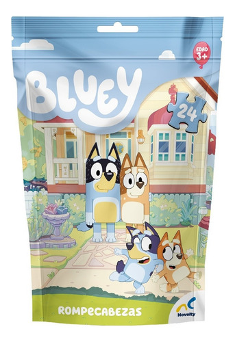 Rompecabezas Bluey Bolsa Foil 24 Piezas Novelty