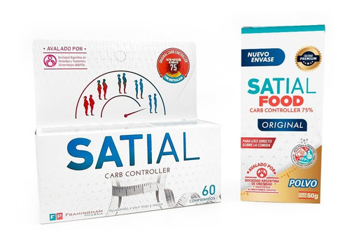 Satial Food + Satial Carb Controller 60 Comp.