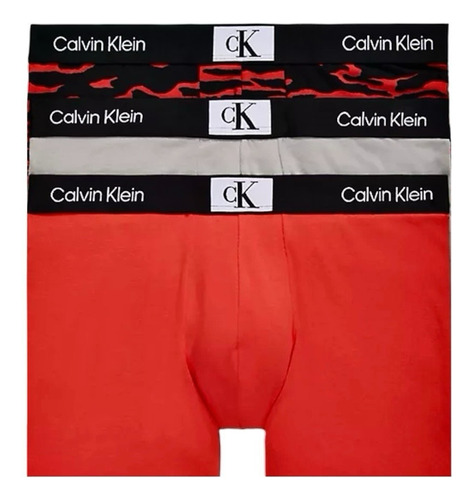 Boxer 3 Pack Calvin Klein Trunk 1996 De Algodón - Originales