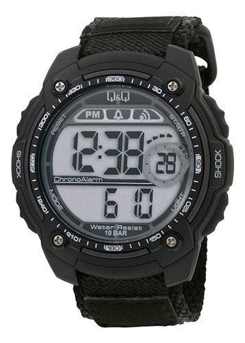 Q And Q   Reloj Deportivo Digital Para Hombre  Cron Metro  L