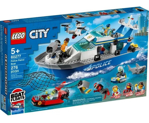 Imagem 1 de 2 de Lego City Barco Da Patrulha Da Policia