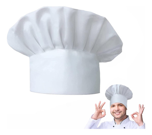 Dhinkyoung Sombrero De Chef, Ajustable, Transpirable, De ALG
