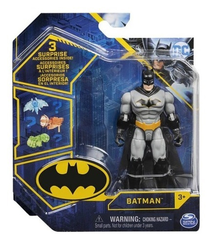 Muñeco Batman Con Accesorios Sorpresa Figura 10 Cm