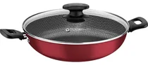 Comprar Wok Tramontina Alumínio Antiaderente Loreto 28cm Vermelho