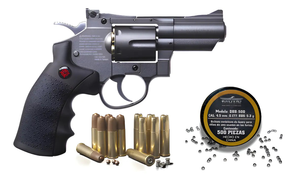 Pistola Deportiva Crosman Co2 Balin Diabolo Snr357 4.5mm
