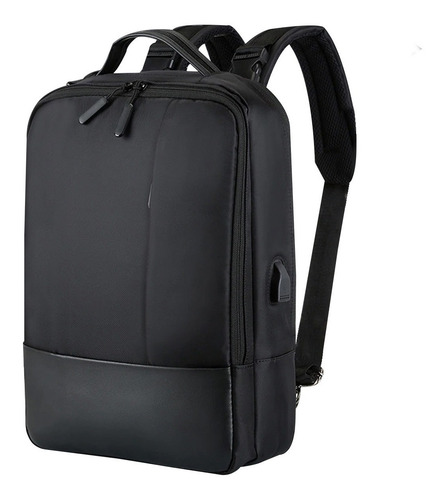 Imagen 1 de 8 de Mochila Portafolio Urbano Usb Porta Notebook Con Correa