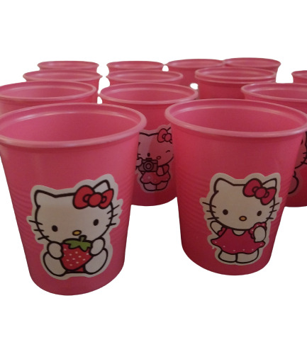 Vasos Descartable Hello Kitty X 25 O Personaje A Diseño