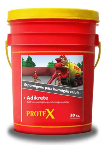 Protex Adikrete 20 Kg Espumigeno Hormigón - Ppto Mayorista 