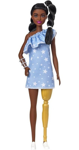 Barbie Fashionista Con Prótesis Original Morena
