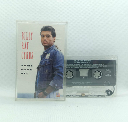 Audio Cassette Billy Ray Cyrus Some Gave All