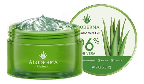 Aloderma Gel Orgánico.fabricado Al 96% Pureza En Aloe Vera Tipo De Piel Todo Tipo De Piel