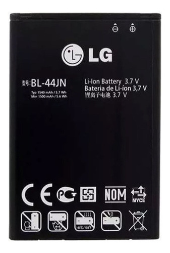 Bateria Pila LG E510 E615 E612 E730 E400 Bl-44jn Original