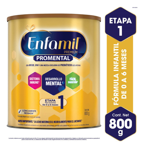 Formula Infantil Enfamil Premium Etapa 1 De 0-6 Meses X 800g