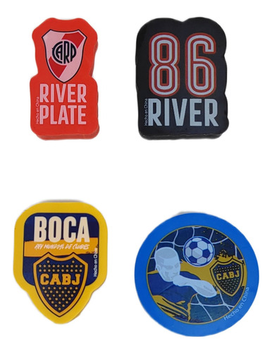 Gomas De Borrar Boca Y River 