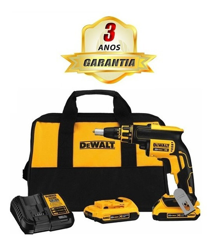 Parafusadeira Drywall Gesso 20v Bateria 110v Dewalt Dcf620