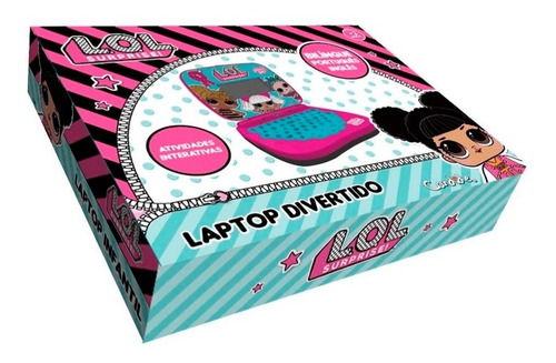 Laptop Infantil Bilíngue Lol Surprise Rosa Bilíngue Candide
