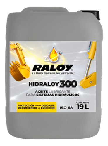 Aceite Hidraulico Raloy Hidraloy 300 (iso 68) Cubeta 19 Lts.