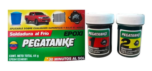 Pegatanke Soldadura Al Frio Epoxi Orig 44g Seca 30 Minutos