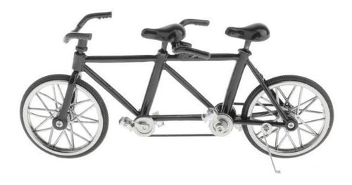 2 Bicicleta De Juguete Modelo De Bicicleta Negro Completo
