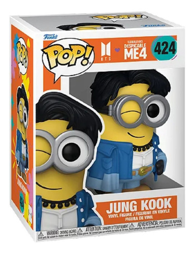 Funko Pop Jung Kook Minion #424 Bts Mi Villano Favorito 4