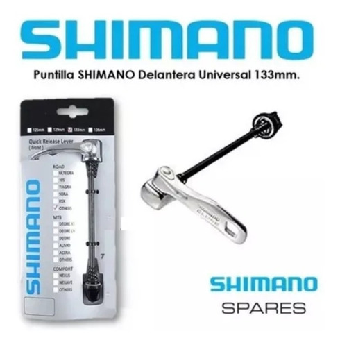 Puntilla Manzana Delantera Shimano Bicicleta Mtb Ruta 133mm