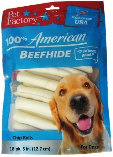 Pet Factory Ee Uu Beef Hide Chip Rolls Chews Para Perros Sma