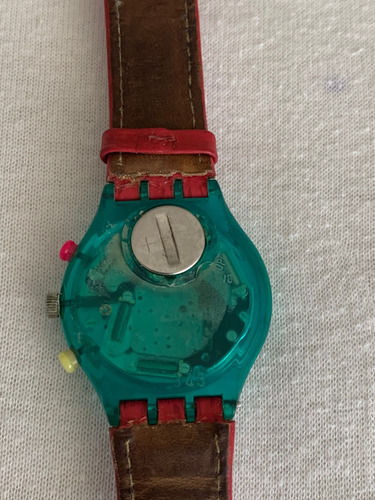 Relogio Swatch Scl 103.crono, Pink Springs. Cx E Manual.1993