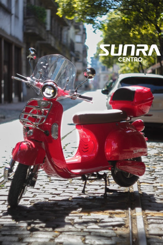 Moto Eléctrica Sunra Vintage Litio, 12 O 18 Cuotas / D