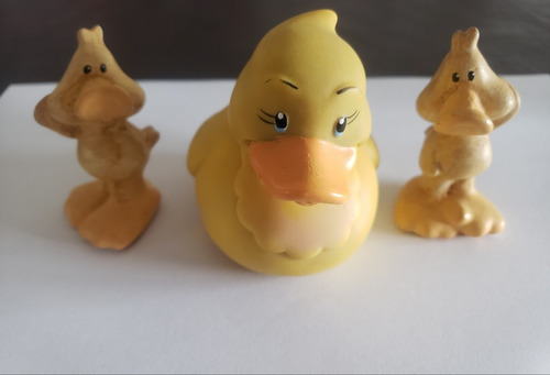 3 Muñecos Patos, Para Adorno En Torta O  Manualidades