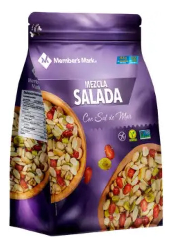 Mezcla Salada De Cacahuates Y Pepitas Bolsa Resellable 850 G