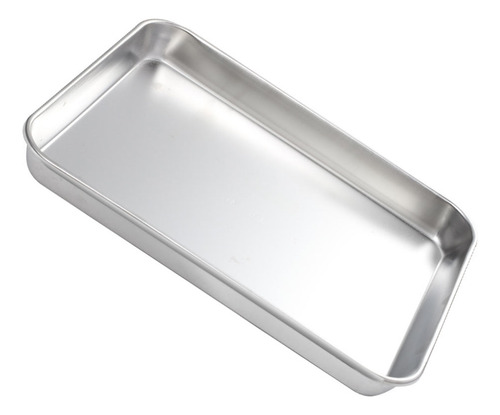 Bandeja Rectangular De Acero Inoxidable De 1 Pieza, Práctica
