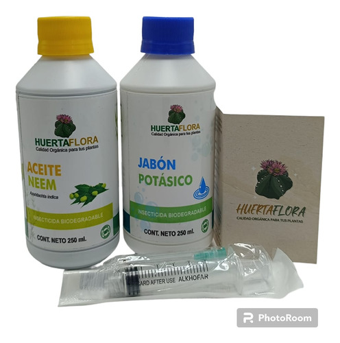 Jabon Potasico 250ml + Aceite Neem 250ml