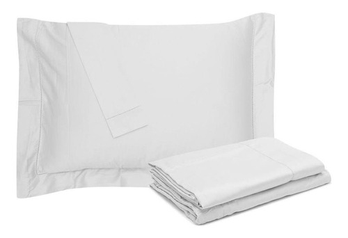 Jogo De Cama Casal 300 Fios Bud Vision Branco - Buddemeyer