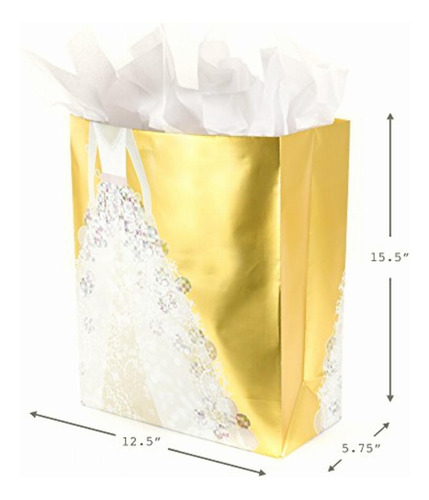 Hallmark Wedding Extra-large Gift Bag With Tissue Paper