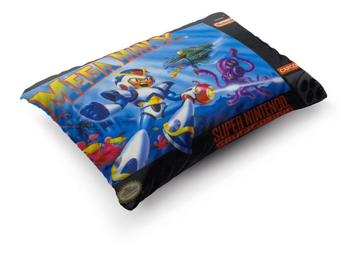 Imagen 3 de 5 de Funda De Almohada Mega Man X 70x45cm Vudú Love