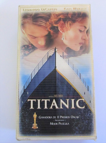 Titanic - James Cameron - 2 Vhs - Subtitulado Al Español