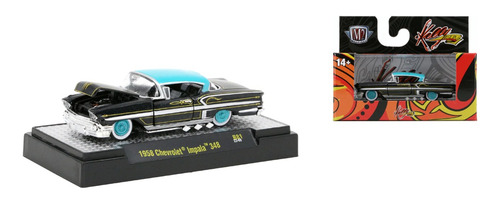 1958 Chevrolet Impala 348 1 64 M2 Machines Base Y Acrilico
