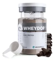 Comprar Suplemento Em Pó Wheydop Iso Elemento Puro Whey Protein Isolado Pote 900g Sabor Chocolate Belga