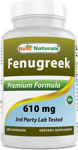 Fenogreco 180caps Best Naturals - Unidad a $788