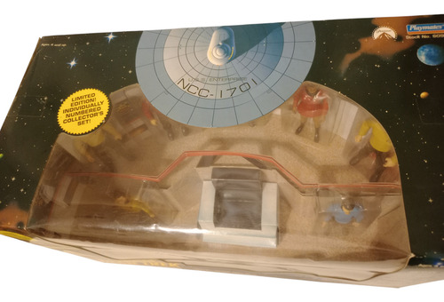 Set Star Trek Tos Spock Kirck Uhura 7 Figuras + Accesorios (Usado)